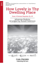 How Lovely Is Thy Dwelling Place SAB choral sheet music cover